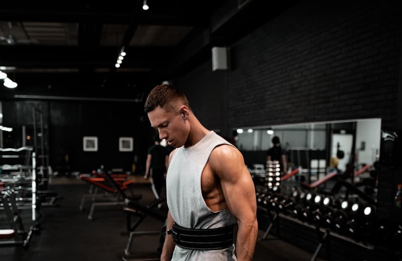 Marcus Williams, boxing and combat fitness trainer, preparing for a strength session at Gym Demo