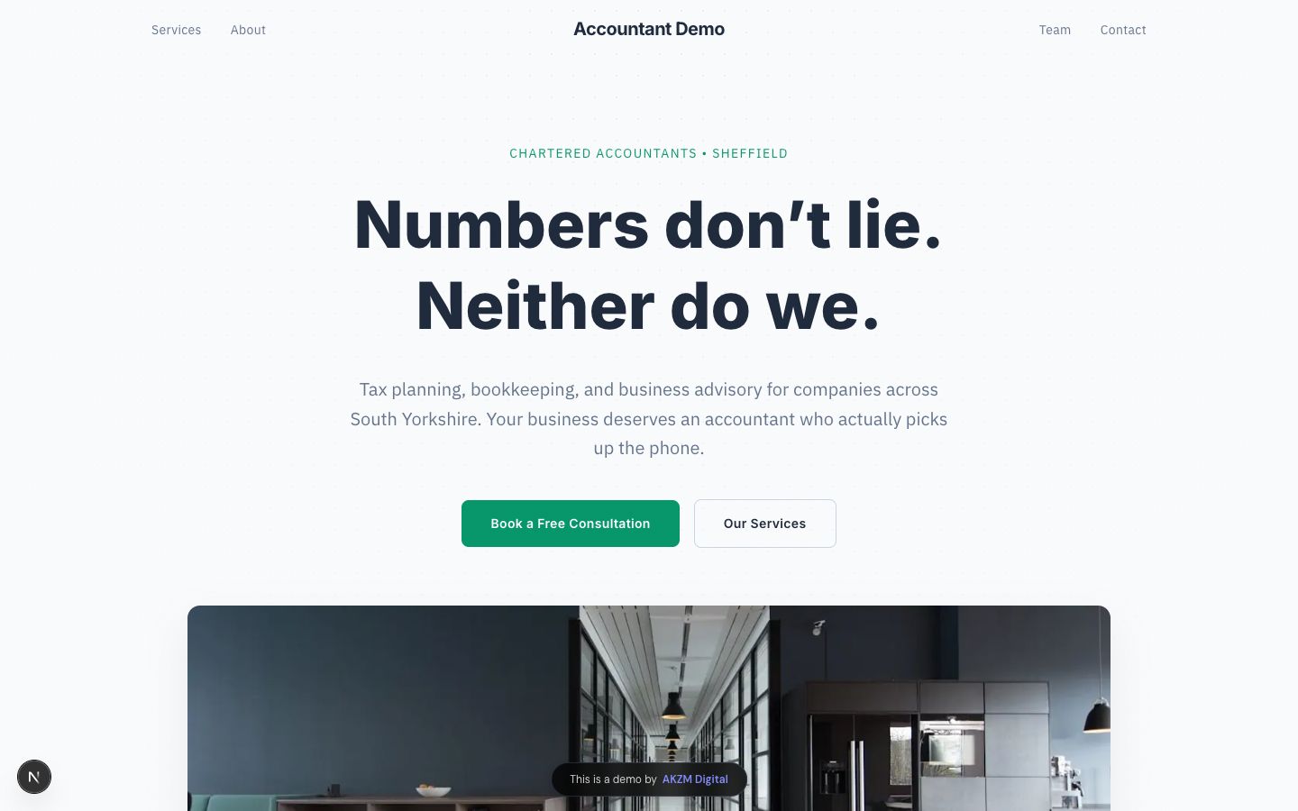 Accountancy Website Concept - Accountancy website concept