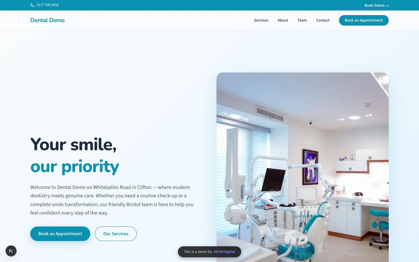 Dental Practice Website Concept - Dental Practice website concept
